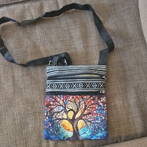 Tree of Life Crossbody Bag in Multicolor